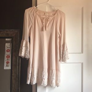 Pale pink summer dress